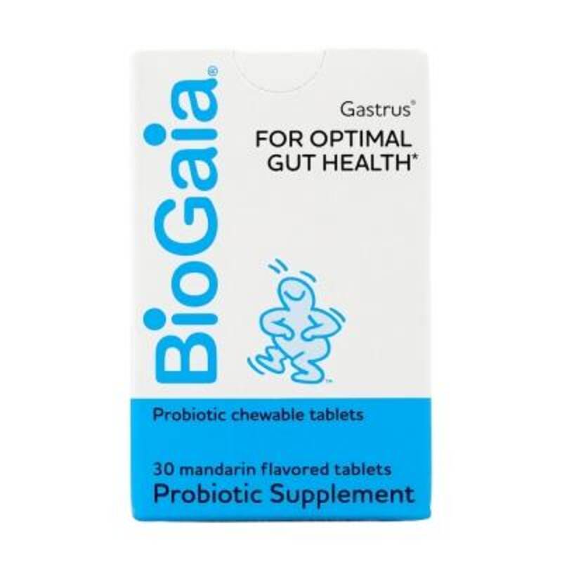 [Biogaia] 바이오가이아 가스트러스 <b>포 옵티멀 거트</b>(장) <b>헬스</b> 유산균 만다린 맛, 30 츄어블 타블렛