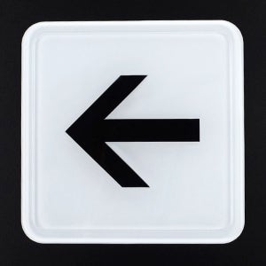 화살표 방향 안내판 몰딩 대 표지판 방향표시 이정표 몰딩-대