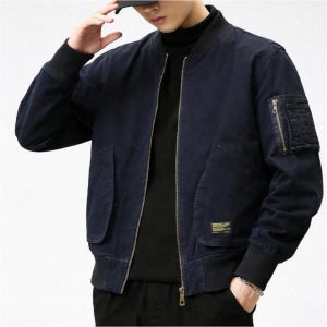 빅딜스 남자 항공점퍼 바람막이 자켓 레터링 봄가을 루즈핏 데일리 아우터