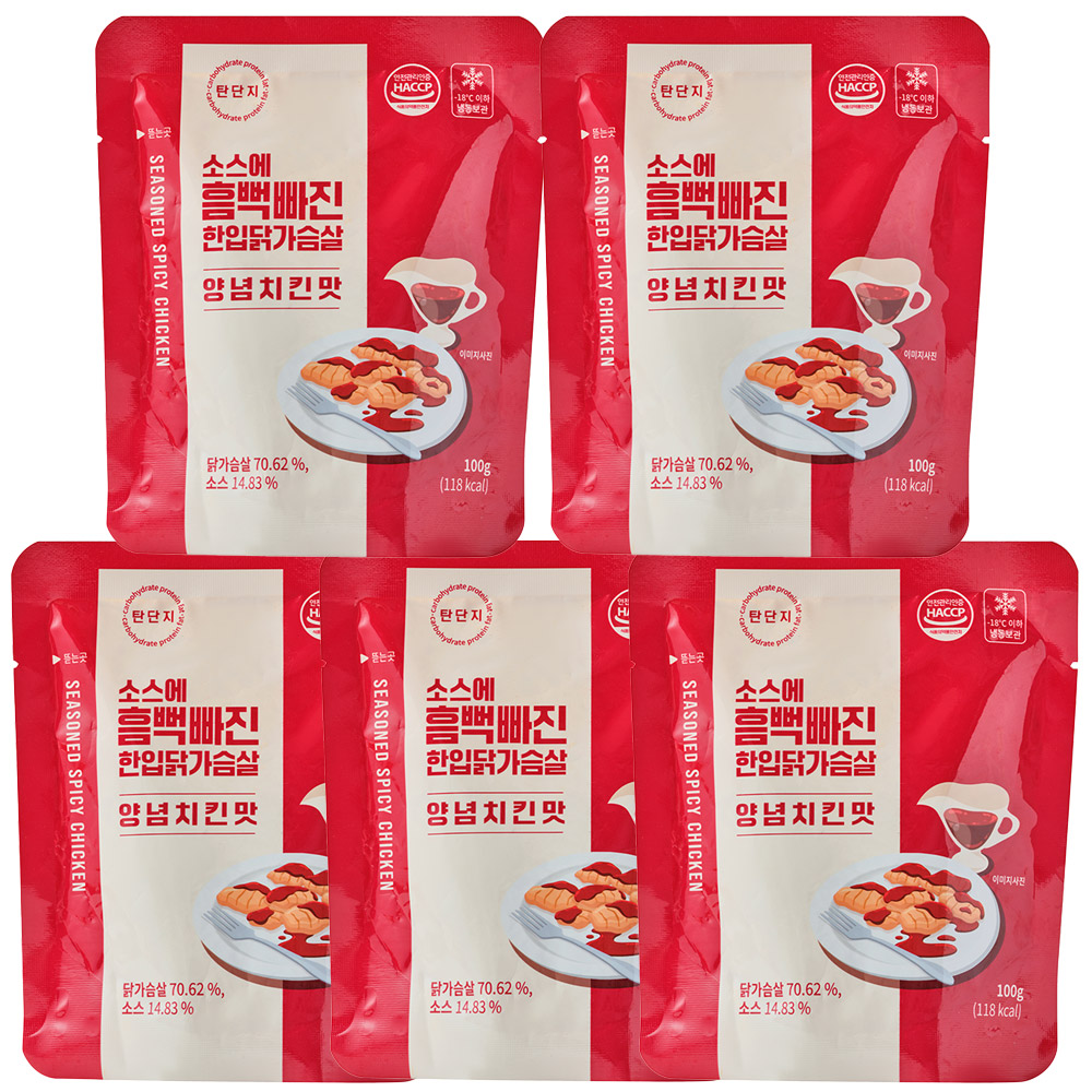 소스 흠뻑빠진 한입 닭가슴살  제품 이미지