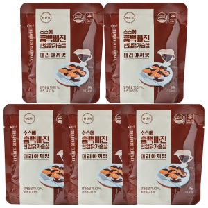 [탄단지] 소스 흠뻑빠진 한입 닭가슴살 데리야키맛, 100g, 5개