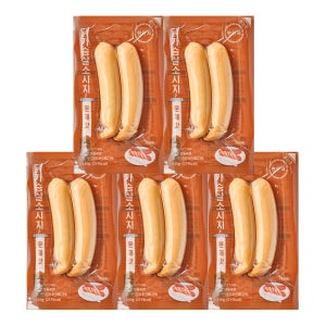 [탄단지] 닭가슴살 소시지 훈제맛, 120g, 5개