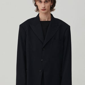 [비욘드클로젯][N ARCHIVE COLLECTION] 아티잔 테일러드 울 자켓 네이비