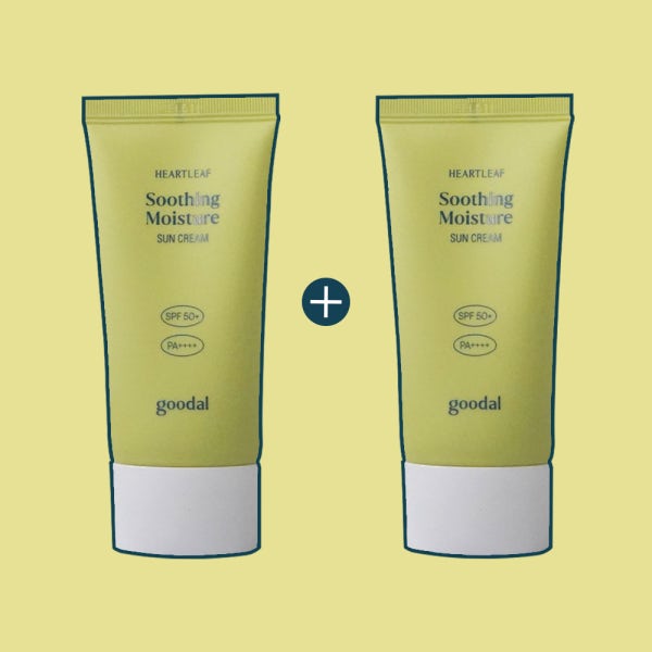 구달 맑은 어성초 진정 수분 선크림 50ml+50ml 자외선 차단