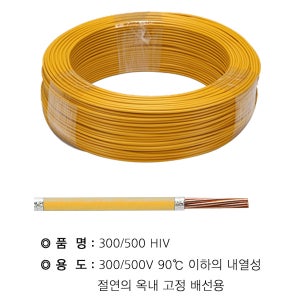 HIV연선 2.5SQ 황색300M