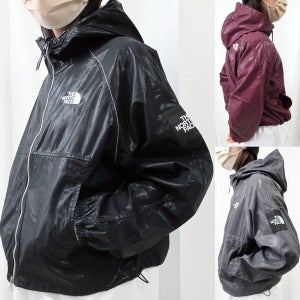 노스페이스 화이트라벨 26SS 노벨티 올레마 에나멜 후디 우먼스 크롭 바람막이 자켓