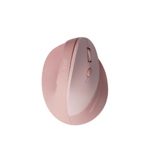 지클릭커 오피스프로 OPV10 크루아상 무선 블루투스 인체공학 손목보호 버티컬 LED 마우스 핑크