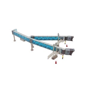 항공기모형 공항슬롯 1200 스케일 이중 탑승교