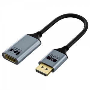 인네트워크 IN-DH860 DP v1.4 to HDMI v2.1 변환 케이블 (0.26m, INC372)