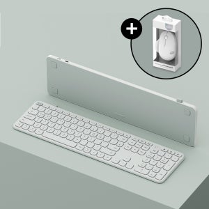 [예약구매] 엑토 초경량 가벼운 휴대 인체공학 아이패드 풀배열 블루투스 키보드 B608