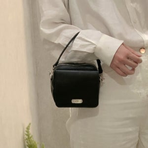 EESACK 한지가죽 미니 크로스백 숄더백 여성 데일리 하객 미니백 5color