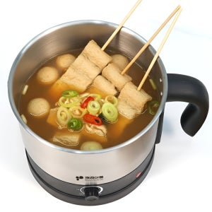 키친아트 라면포트 여행용냄비 휴대용 분리형 전기 멀티포트 라면쿠커 캠핑 1.5L