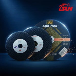 썬플렉스 절단석 핸드 그라인더날 105mm(4인치) 10장 금속 철재