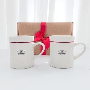 시라쿠스 쉐난고 카디날 머그 커피잔 찻잔 컵 브런치 오목머그 400ml 2P