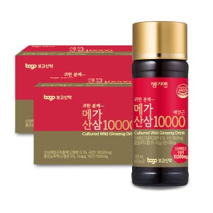 보고신약 메가산삼10000 홍삼 산삼농축액 1000mg 배양근, 100ml, 20개