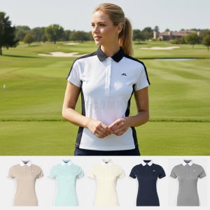 제이린드버그 여성 골프웨어 26SS 데미 기능성 폴로 반팔티셔츠