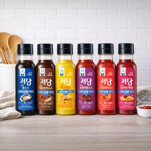 피그인더가든 저당 소스 6종 3병 택 (케찹/머스타드/굴소스/숯불/칠리/데리)