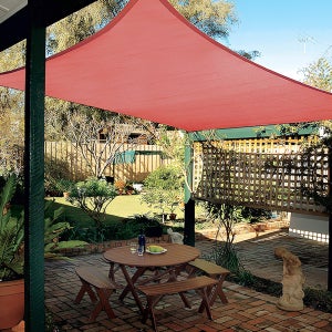 HDPE 그늘막 썬쉐이드 옥상 차광막 대형 천막 사각 3.7x5m