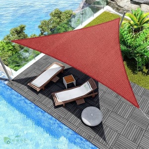 옥상 그늘막 썬쉐이드 차광막 대형 천막 테라스 햇빛 가리개 선쉐이드 삼각 6x6x6m