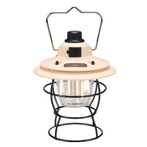 랜턴 LED캠핑용 VLC400 주광전구 겸용 아이보리 충전식C타입 185루멘