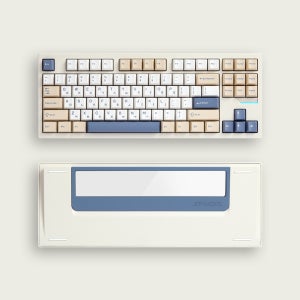 SPM 조약돌87 유무선 알루미늄 게이밍 기계식 키보드 치즈화이트, HMX 히비스커스 v2