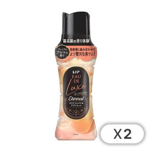 레노아 오드럭스 향기부스터 비즈 화이트머스크 살구, 470ml, 2개