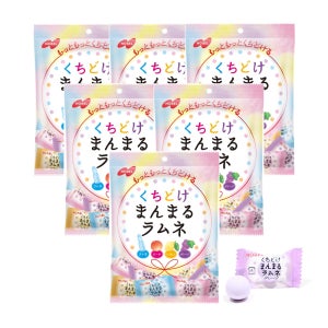 일본 노벨 쿠찌도께 만마루 라무네 과일 사탕 80g 6봉 세트 캔디 간식 일본직구