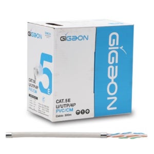 가온전선 UTP CAT 5E/4P 300M 인터넷 케이블 랜케이블 회색 적색 청색 황색