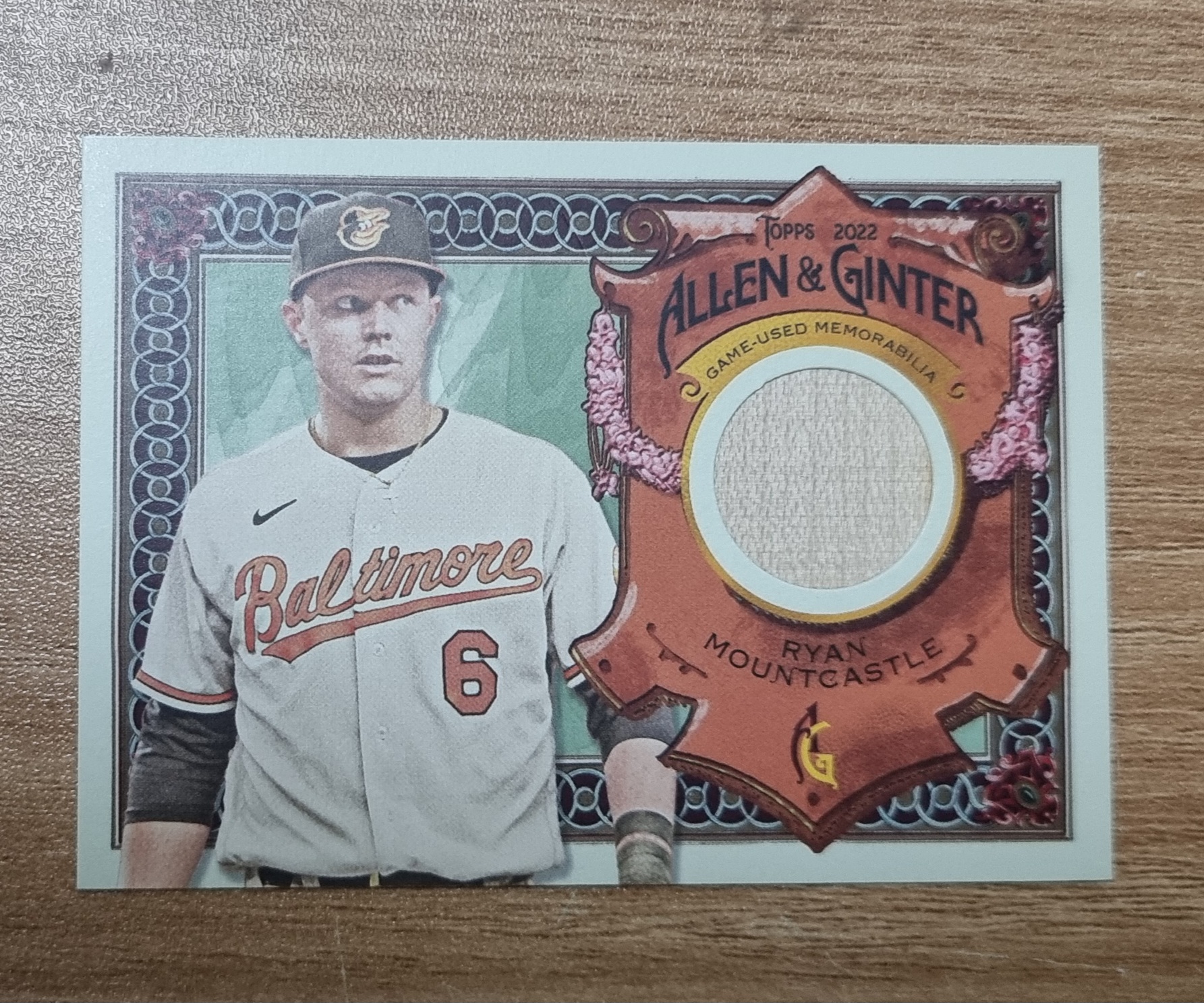 마운트캐슬 배트렐릭카드 2022 Topps Allen Ginter Bat Relic MLB카드