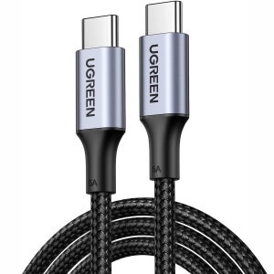 UGREEN C타입 C to C PD 100W E마커 50cm 차량용 고속충전 케이블