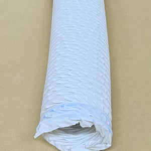 흰색 백색 타포린 닥트 주름관 자바라 호스 10 12 인치 250 300 mm 파이 10m