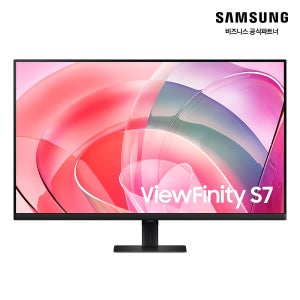 삼성 뷰피니티 S70D 32인치 4K UHD 고해상도 평면 시력보호 모니터 LS32D702EAKXKR 화면분할 AI 화질최적화 자동밝기조절