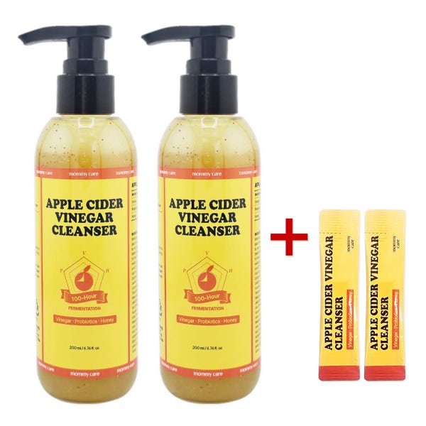 마미케어 애사비 팩클렌저 특대용량200ml 2개+2ml 2매