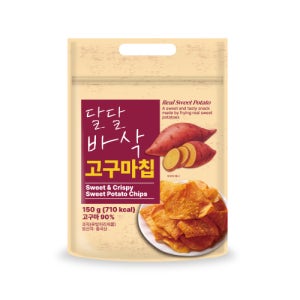 한진식품 달달바삭 고구마칩 150g, 20개