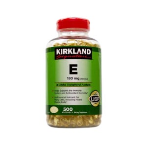 커클랜드 비타민 E 180mg 400IU 500캡슐, 1개