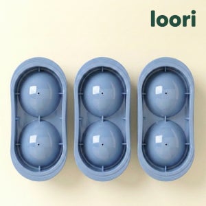 국산 아이스볼 하이볼 위스키 얼음 틀 블루 2구