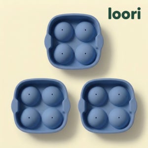 국산 아이스볼 하이볼 위스키 얼음 틀 블루 4구