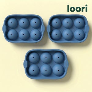 국산 아이스볼 하이볼 위스키 얼음 틀 블루 6구