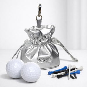 엑시트 벨로라 골프파우치 여성 골프공 파우치 볼주머니 선물용 카라비너 포함