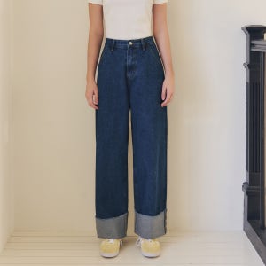 [제로스트릿] 롤업 데님 팬츠 ROLL-UP DENIM PANTS / INDIGO