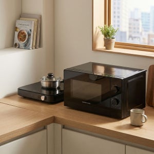 [나비엔 매직] 전자레인지+1구인덕션 간편 요리 자취 1인 원룸 패키지