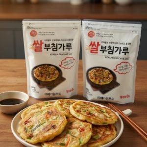 밀가루 대신 국산 쌀가루가 들어간 해가원푸드 쌀부침가루 300g, 3개
