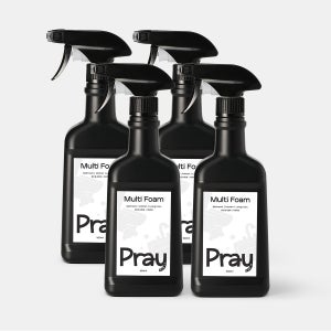 프레이포잇 자연유래 욕실 주방 다목적 멀티폼 세정제 500ml, 4개