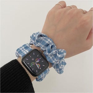 스마트워치 스트랩 곱창 밴드 세트 8타입 전기종 호환 시계줄 머리끈 세트