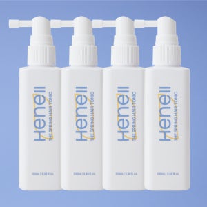 헤넬 가려운 지루성 두피염 비듬케어 쿨링 보습 스프레이 에센스 헤어토닉 100ml+5ml, 4개