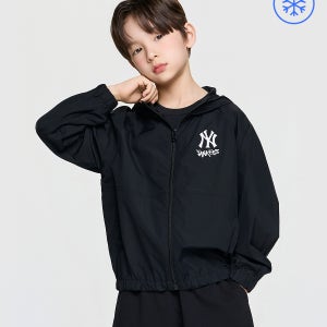 [MLB 키즈] 스트릿 메가 립스탑 초경량 바람막이 NY (Black) 7AWJB0363