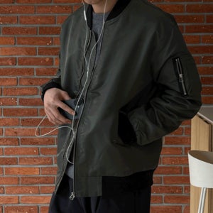 L-4XL 웨스턴 포켓 항공점퍼 남자빅사이즈 아우터 MA-1 오버핏