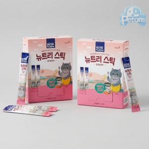 [추가20p] 동원 뉴트리플랜 뉴트리스틱 짜먹는간식 츄르 참치+연어, 14g, 200개