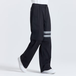 여성 레인쉴드 2WAY 밑단 탈부착 레인 팬츠 블랙