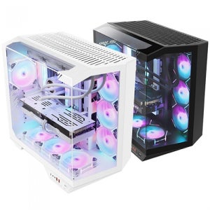 darkFlash DY470 ARGB 강화유리 (화이트)/ M